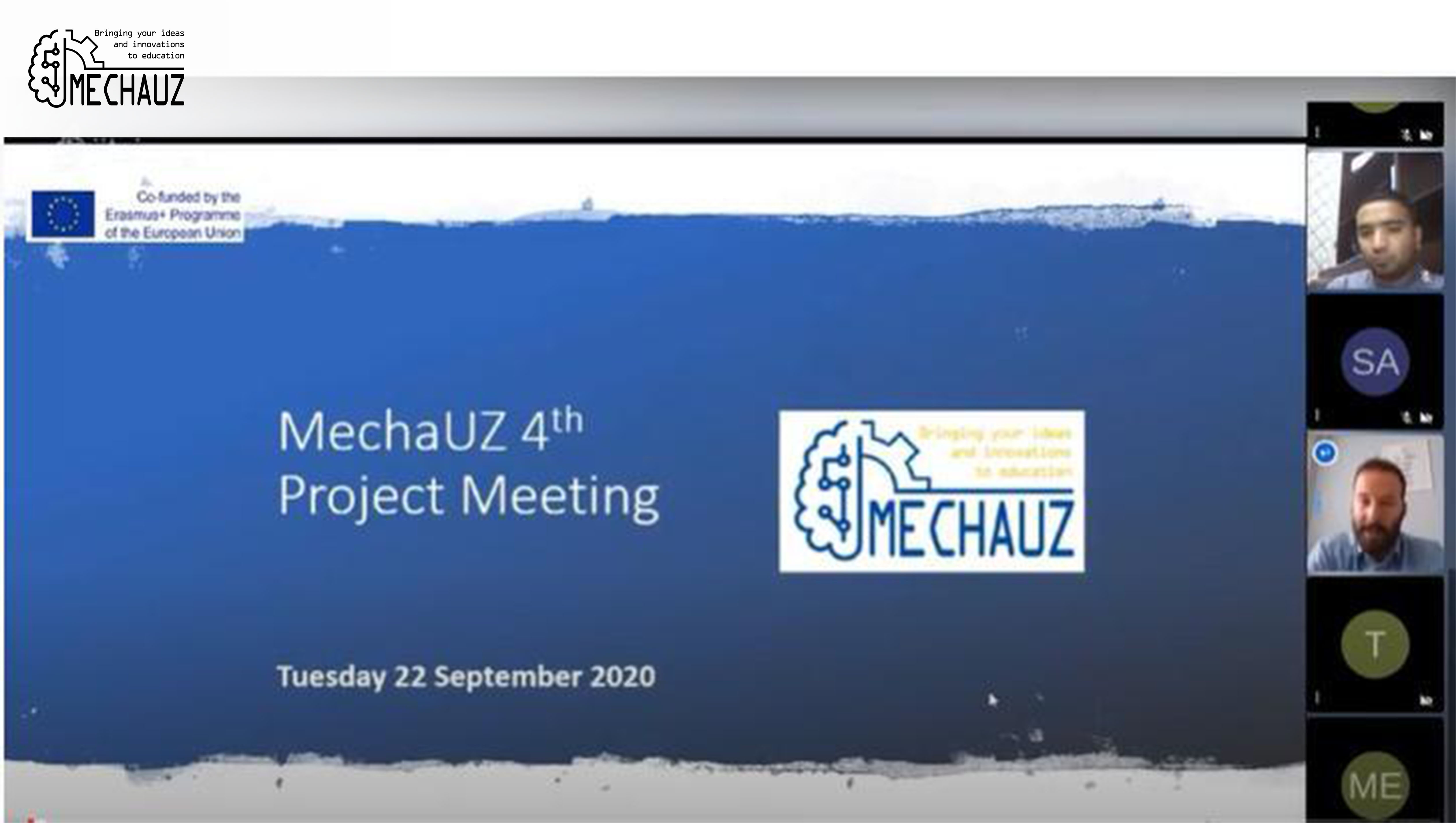 Fourth online meeting